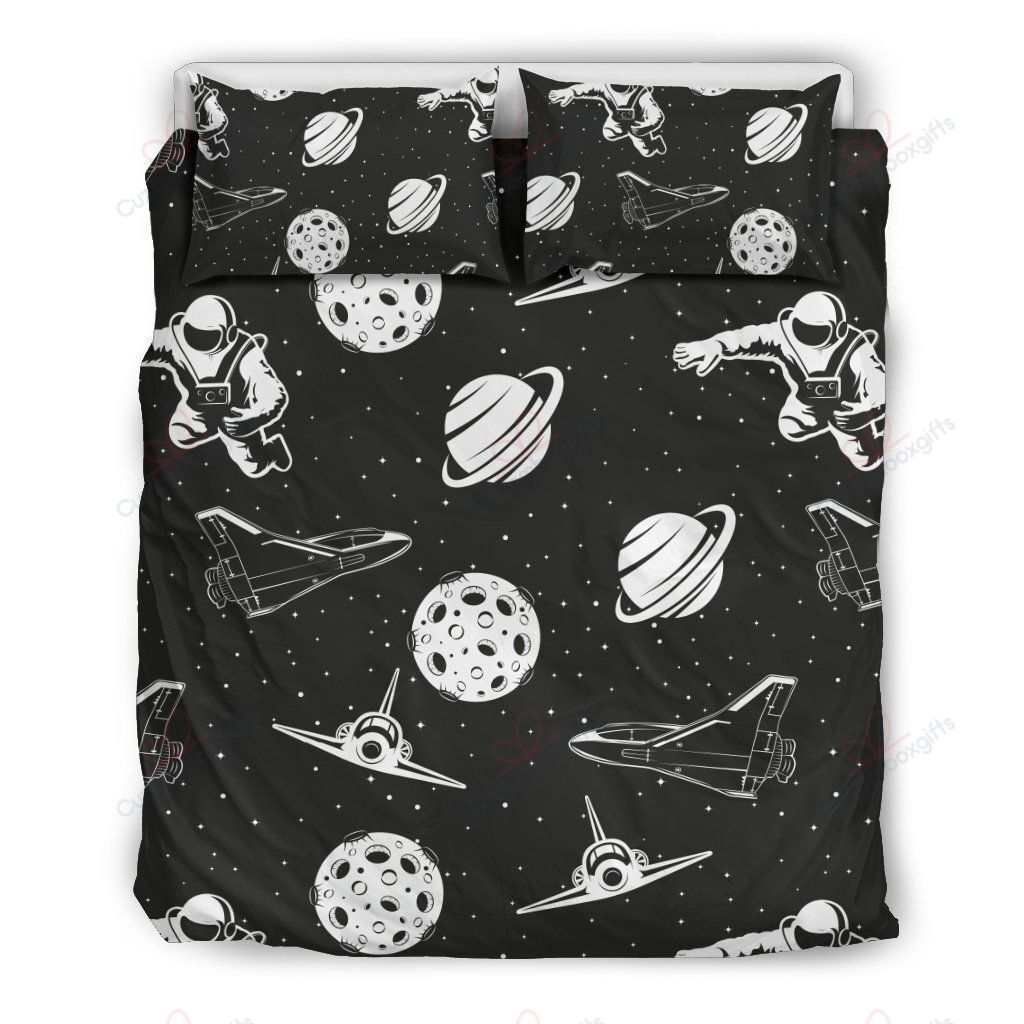 Space Astronauts Printed Bedding Set