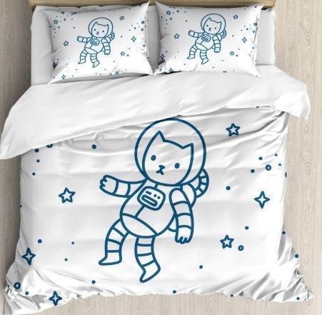 Space Cat Bedding Set