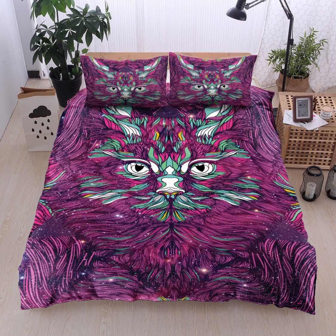 Space Cat Bedding Set