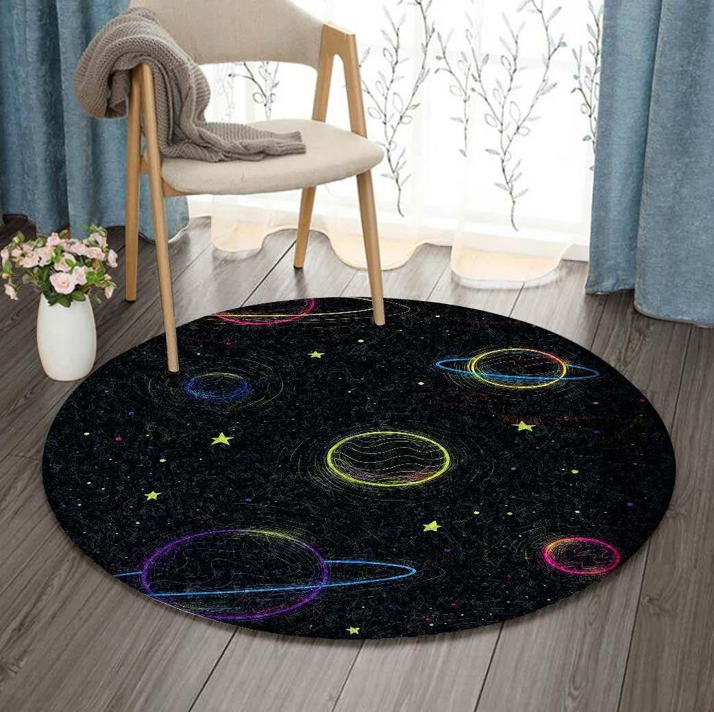 Space Round Carpet