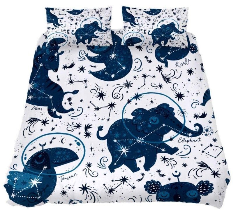 Space Elephant Bedding Set