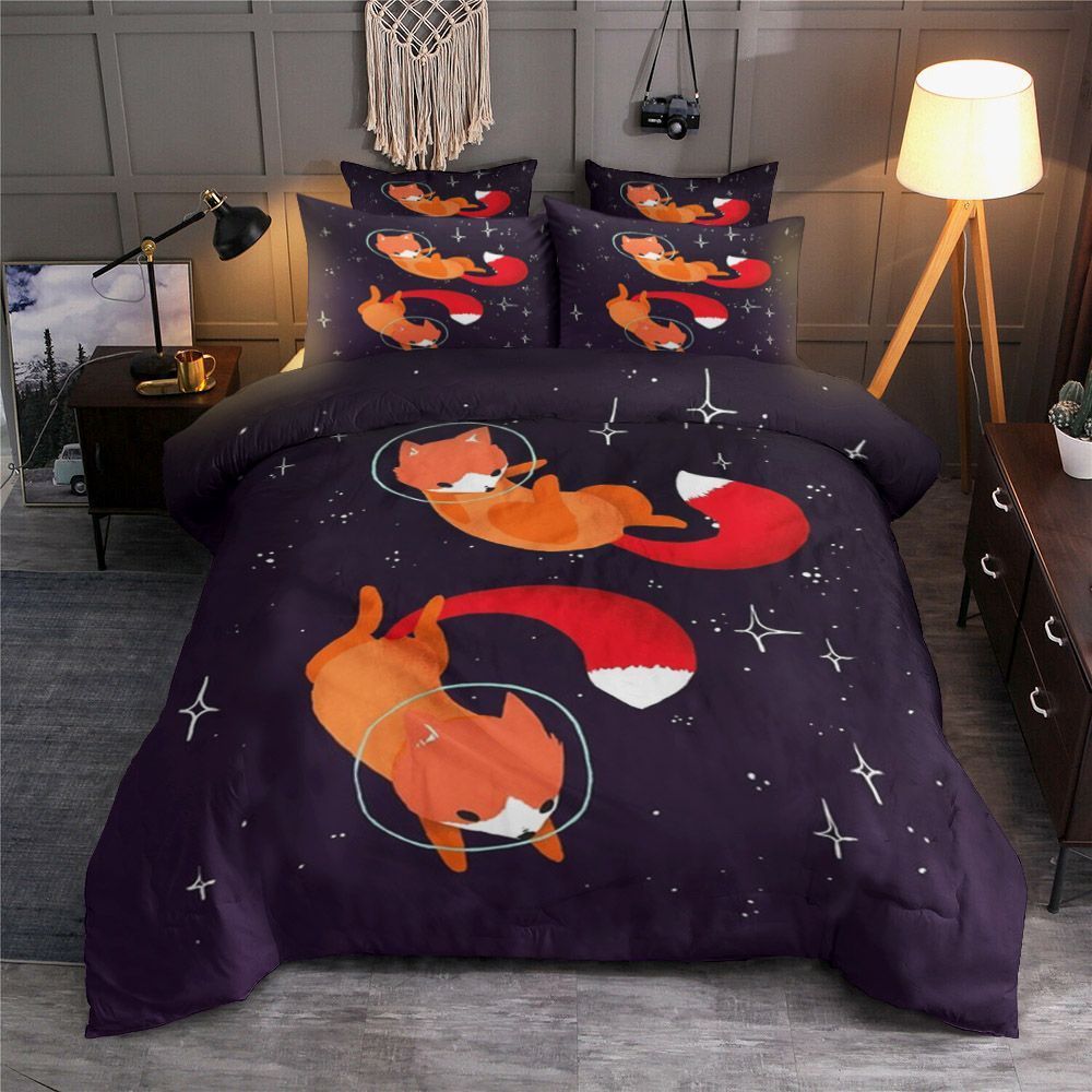 Space Fox Bedding Set