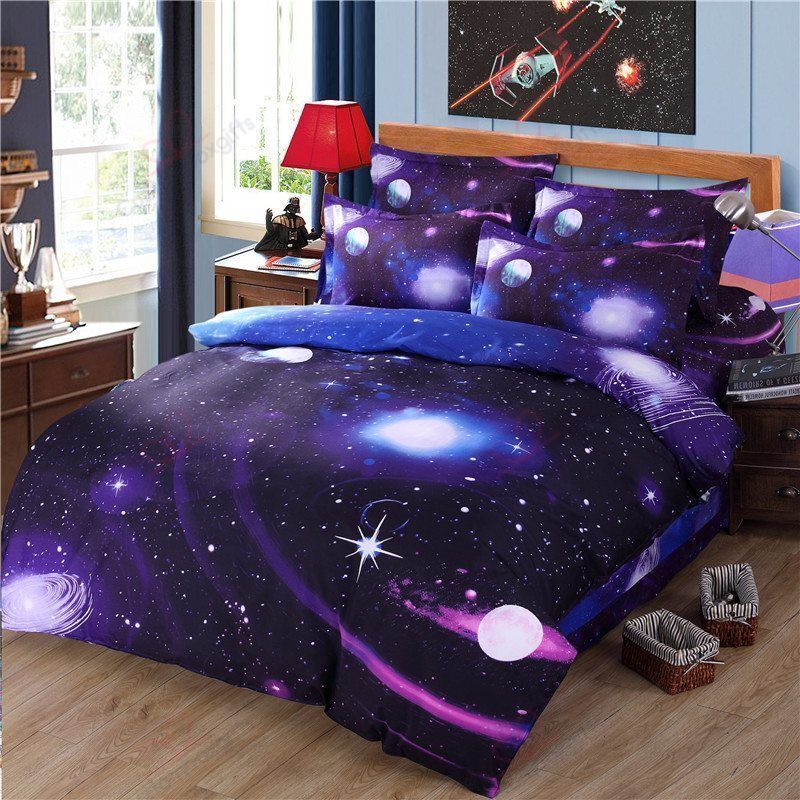 Space Universe Galaxy Bedding Set