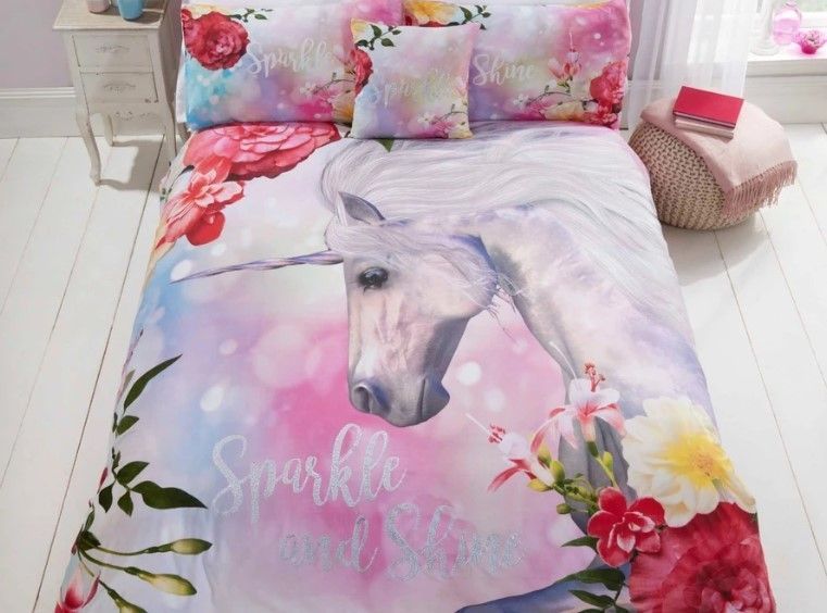 Sparkle Unicorn Bedding Set