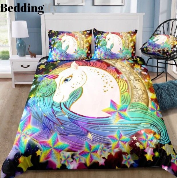 Sparkling Unicorn Bedding Set