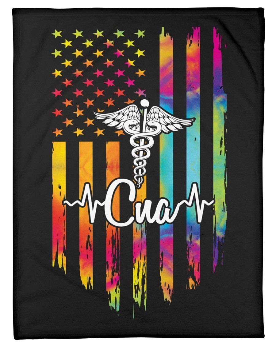 Special Pandora With Colorful American Flag Design Fleece Blanket