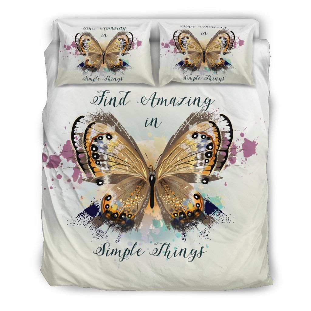 Speckled Wood Butterfly Bedding Set