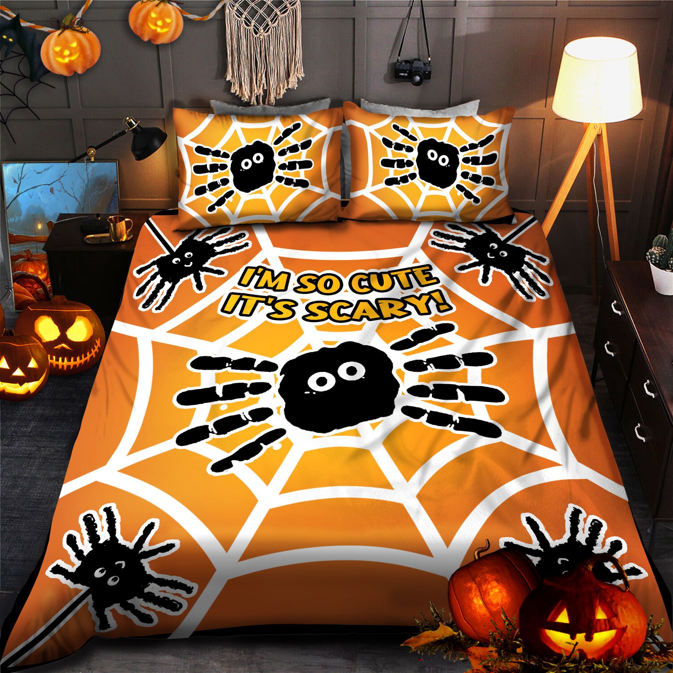 Spider Halloween Bedding Set