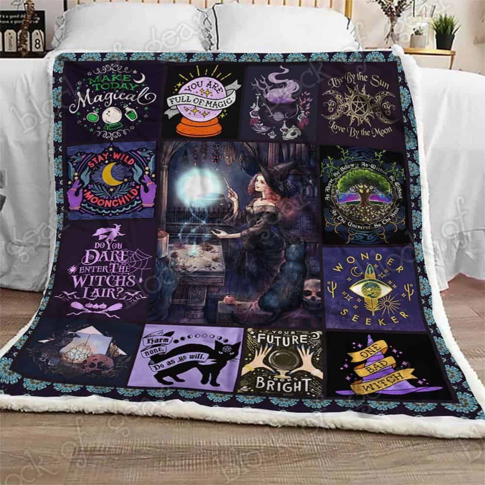 Spirit Of The Witch Fleece Blanket