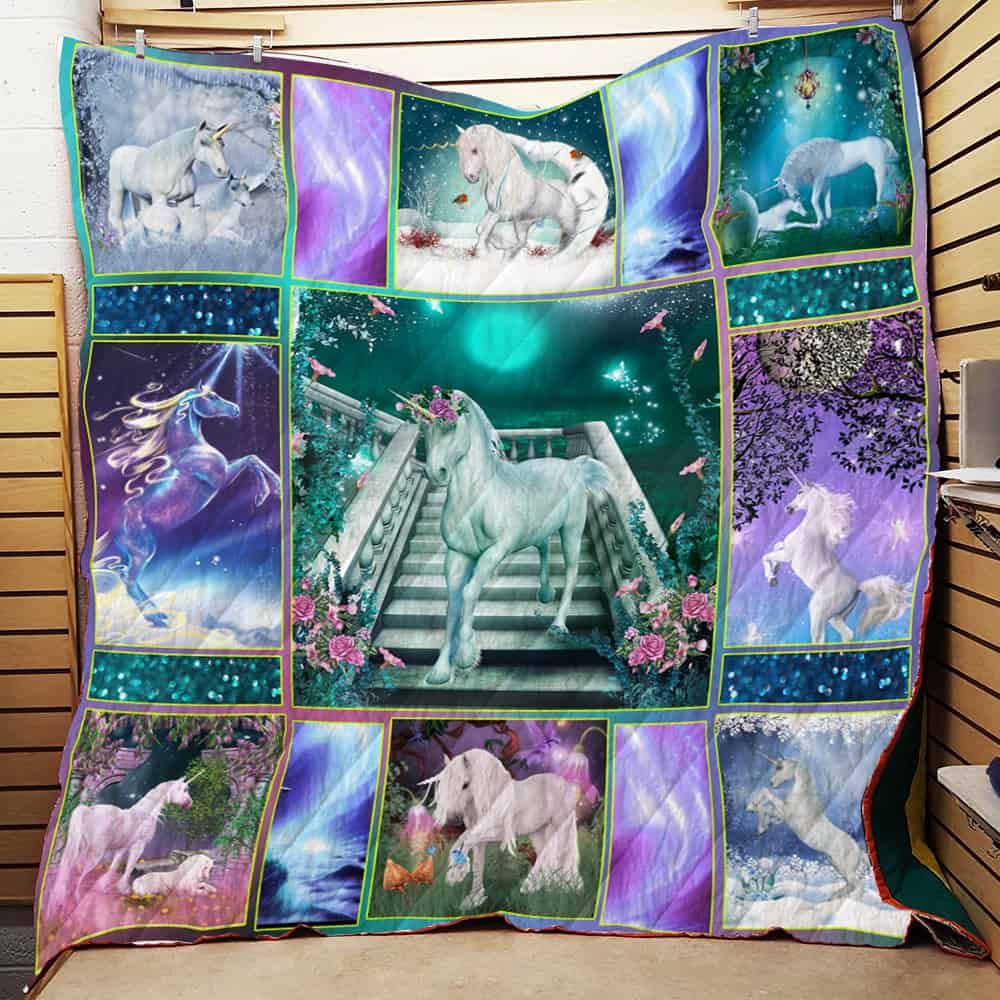 Spirit Unicorn Washable Quilt Blanket 0403 P15 Dhc1312289Dd