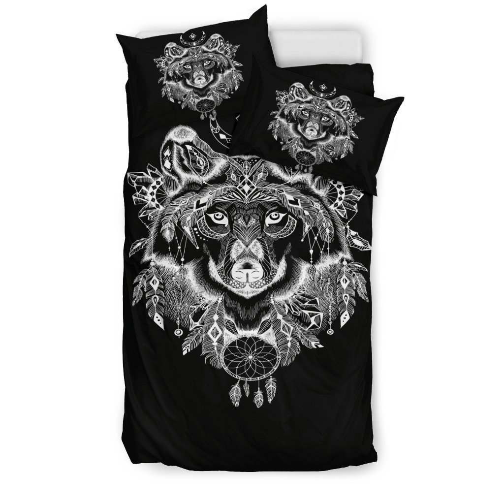 Spiritual Totem Wolf Bedding Set