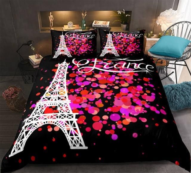 Splashing Ink Tower Bedding Set