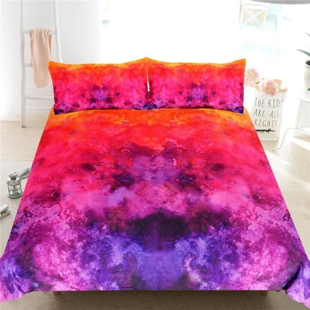 Splashing Watercolor Bedding Set