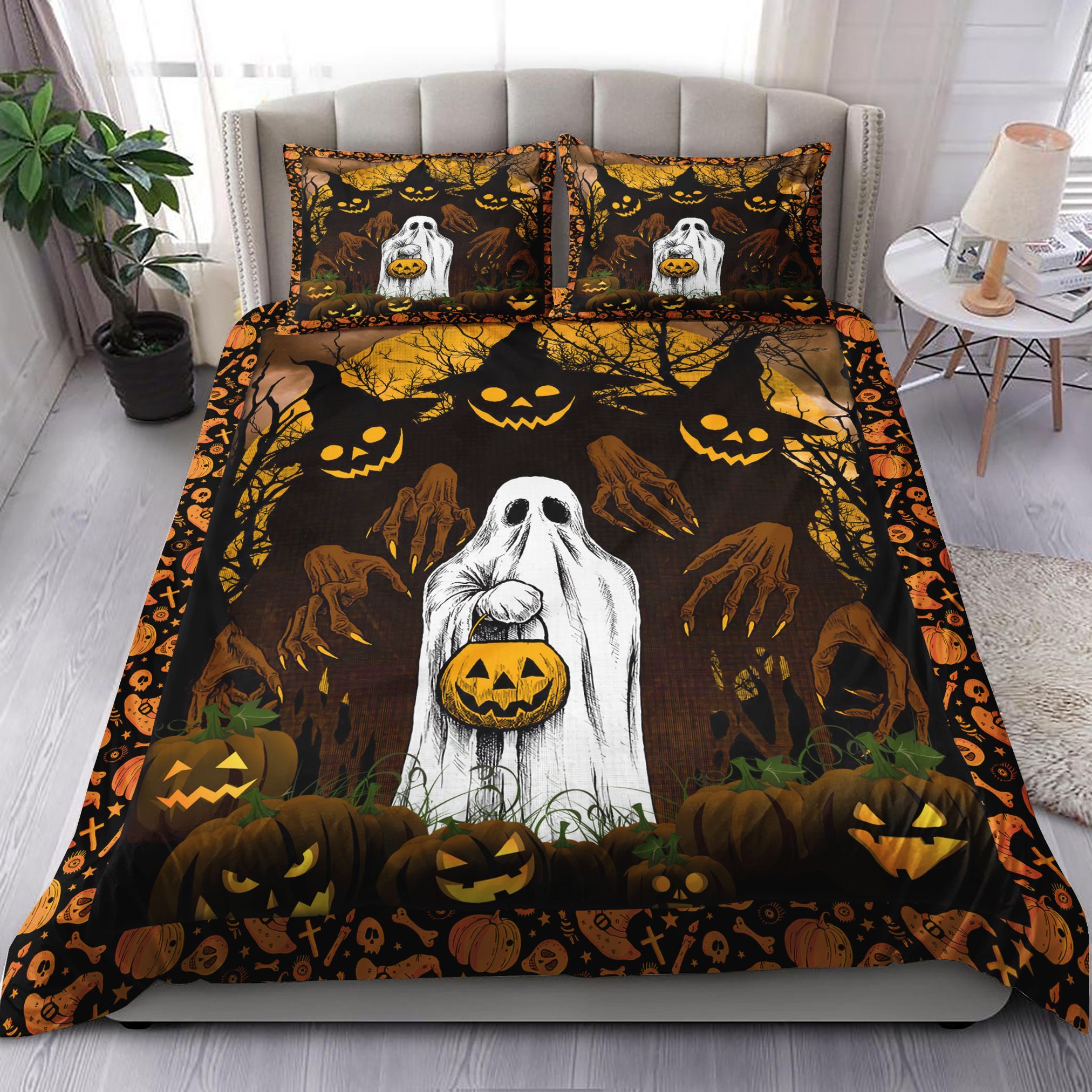 Spooky Scary Halloween Bedding Set