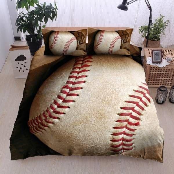Sport Lover Baseball Vintage Bedding Set