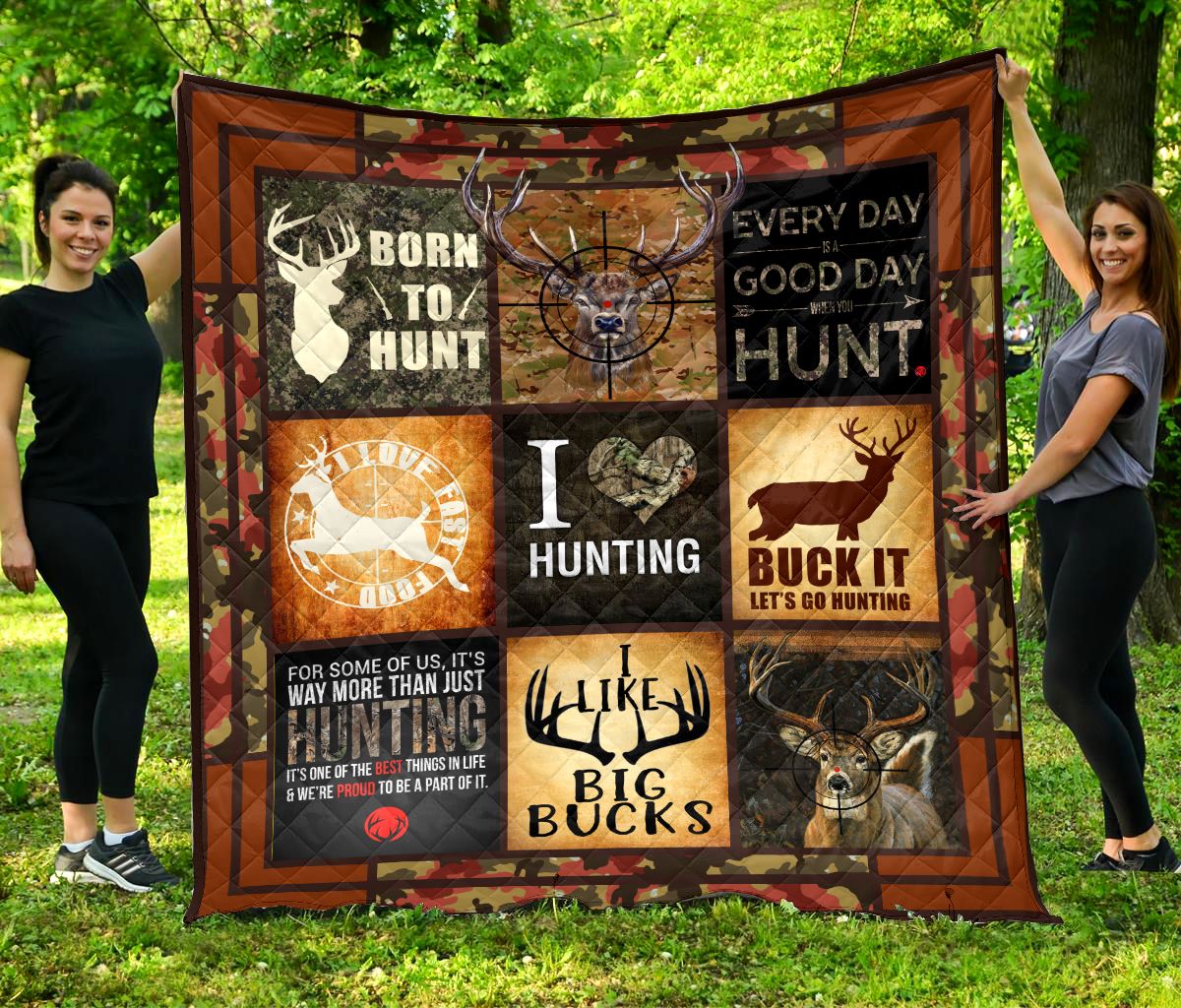Spread Stores Deer Hunting Quilt Blanket DHC0102433TD