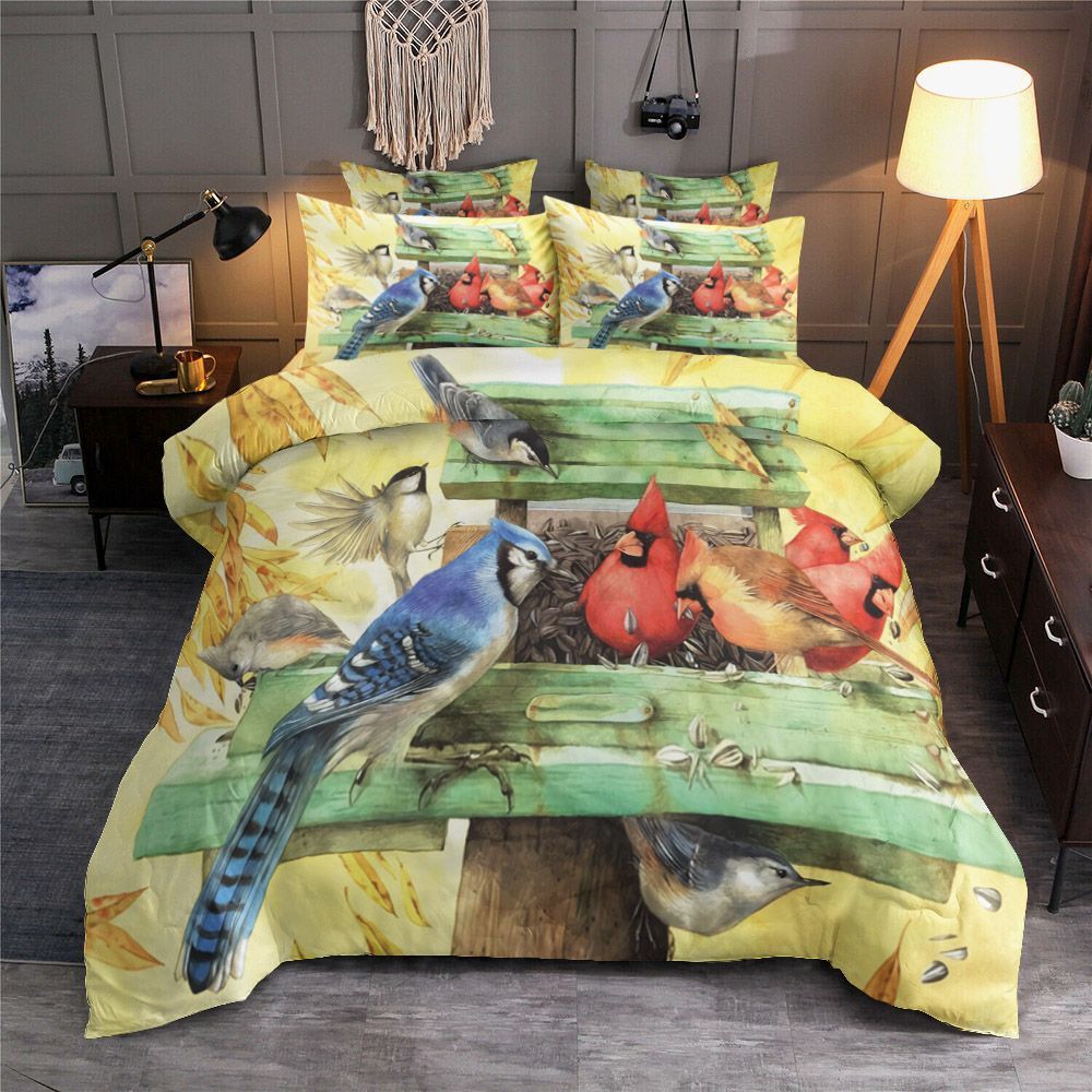 Spring Birds Bedding Set