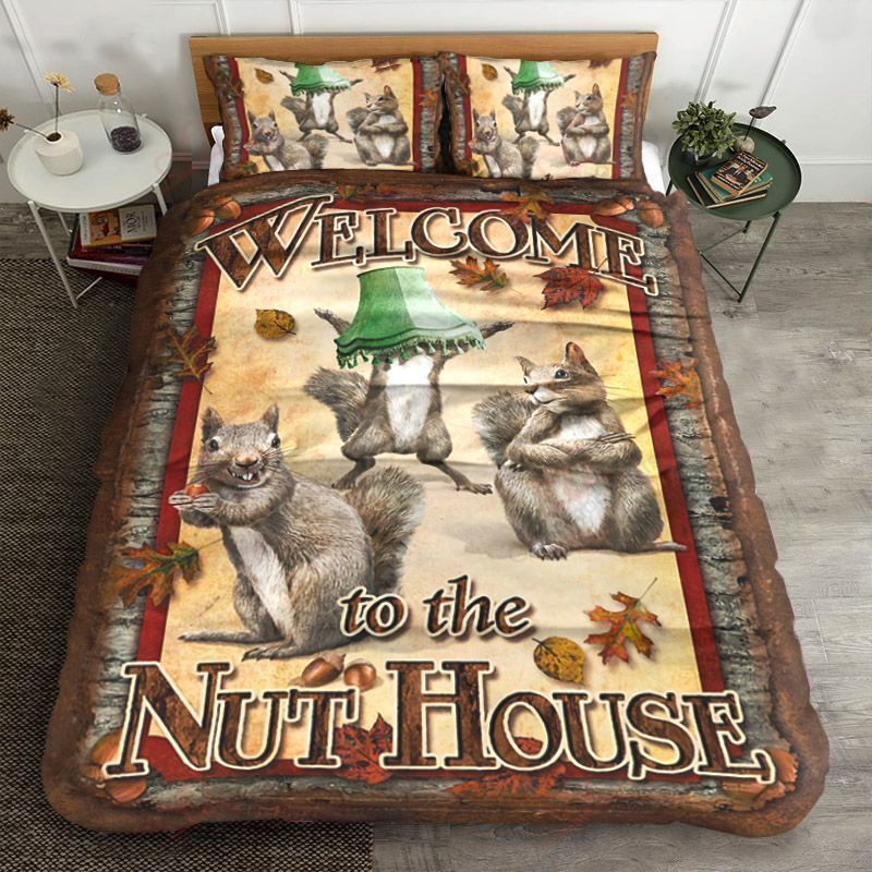 Squirrel And Nuts Bedding Set