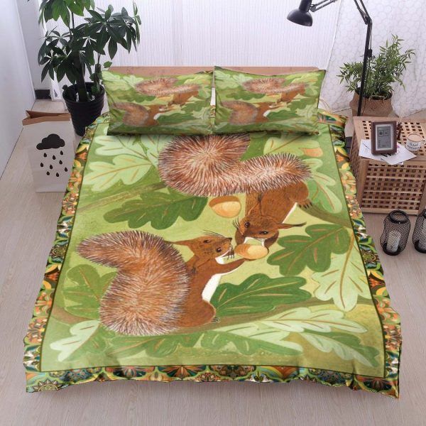 Squirrel Couple Bedding Set