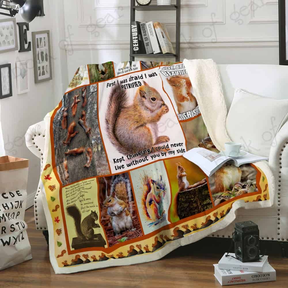 Squirrel Fleece Blanket