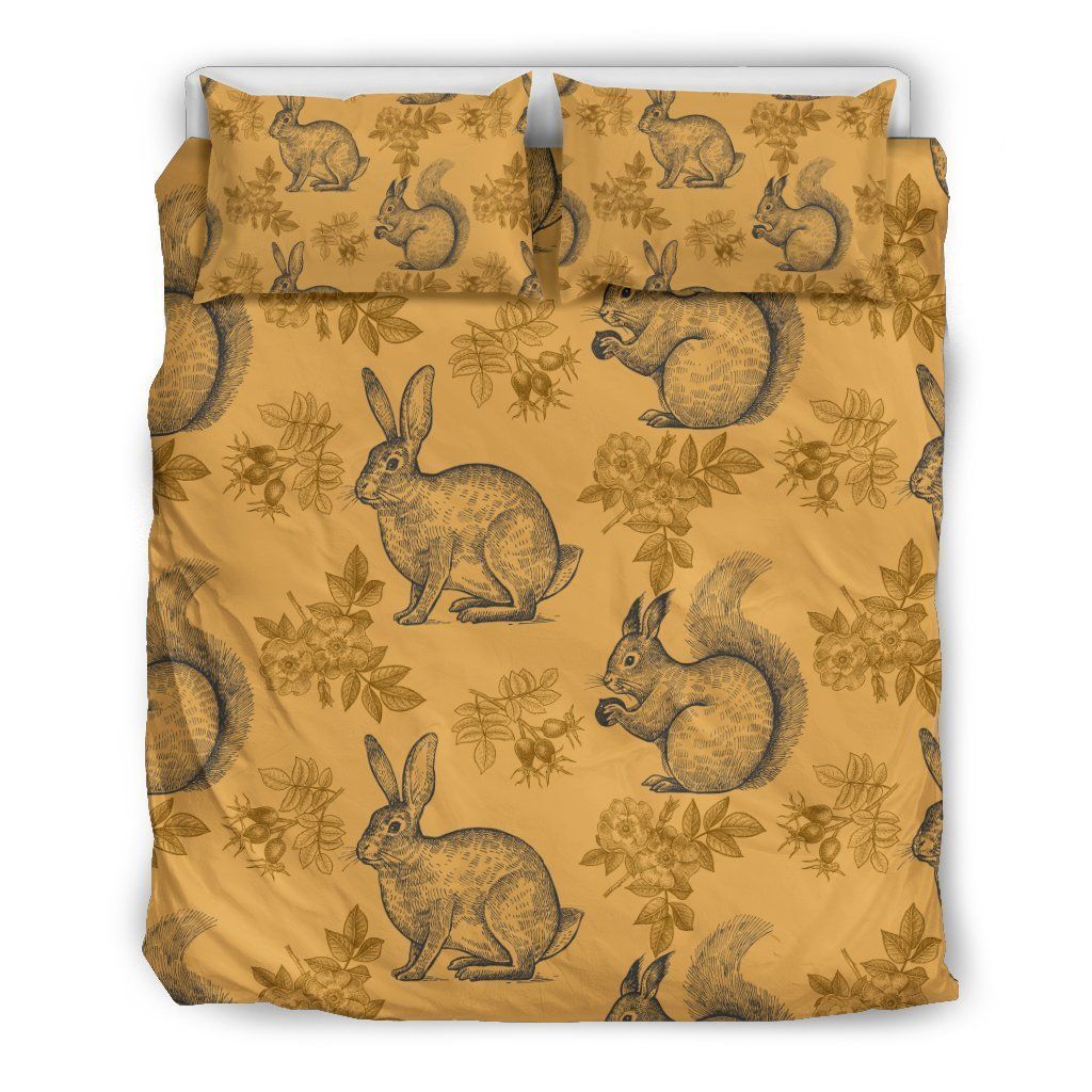 Squirrel Rabbit Bedding Set
