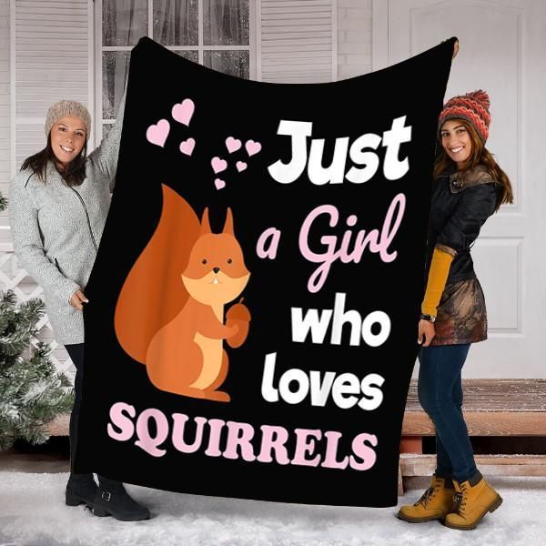Squirrels Sherpa Fleece Blanket