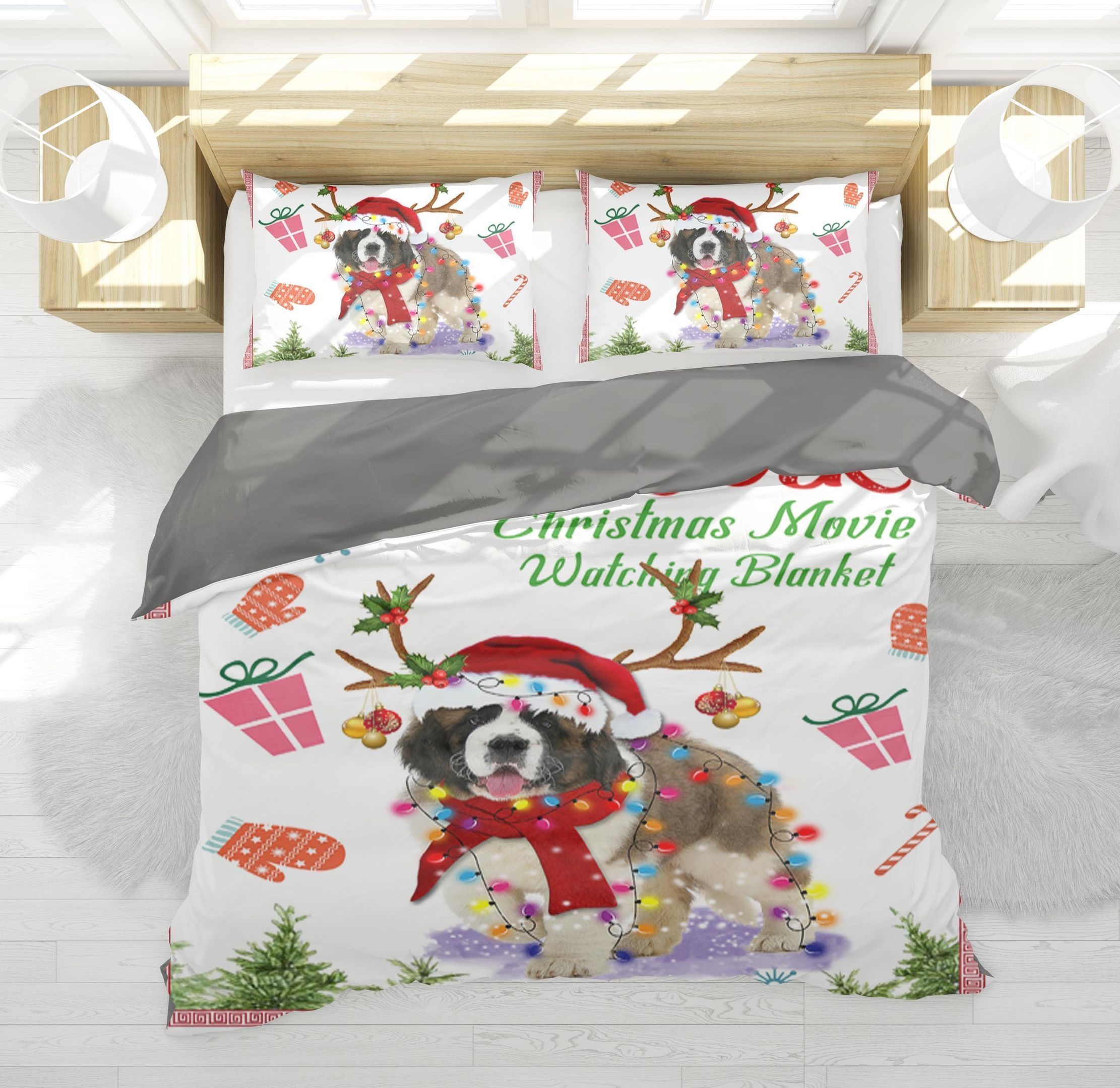 St Bernard Gorgeous Reindeer Christmas Bedding Set