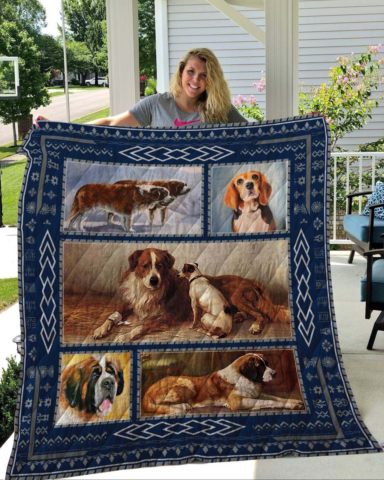 St Bernard Quilt Blanket DHC2911254VT