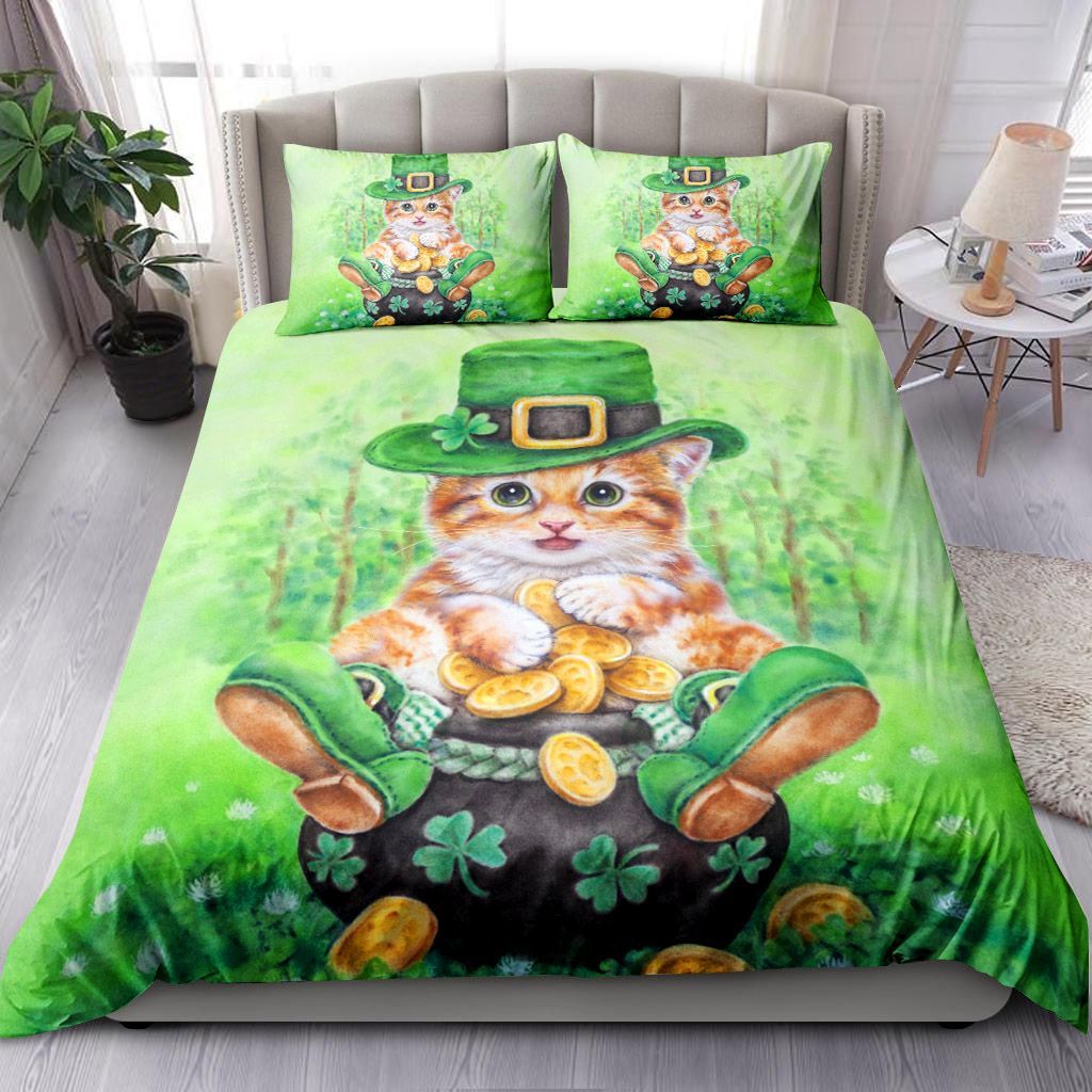 St Patrick Cat Bedding Set