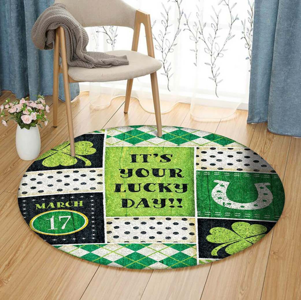 St Patrick Round Carpet