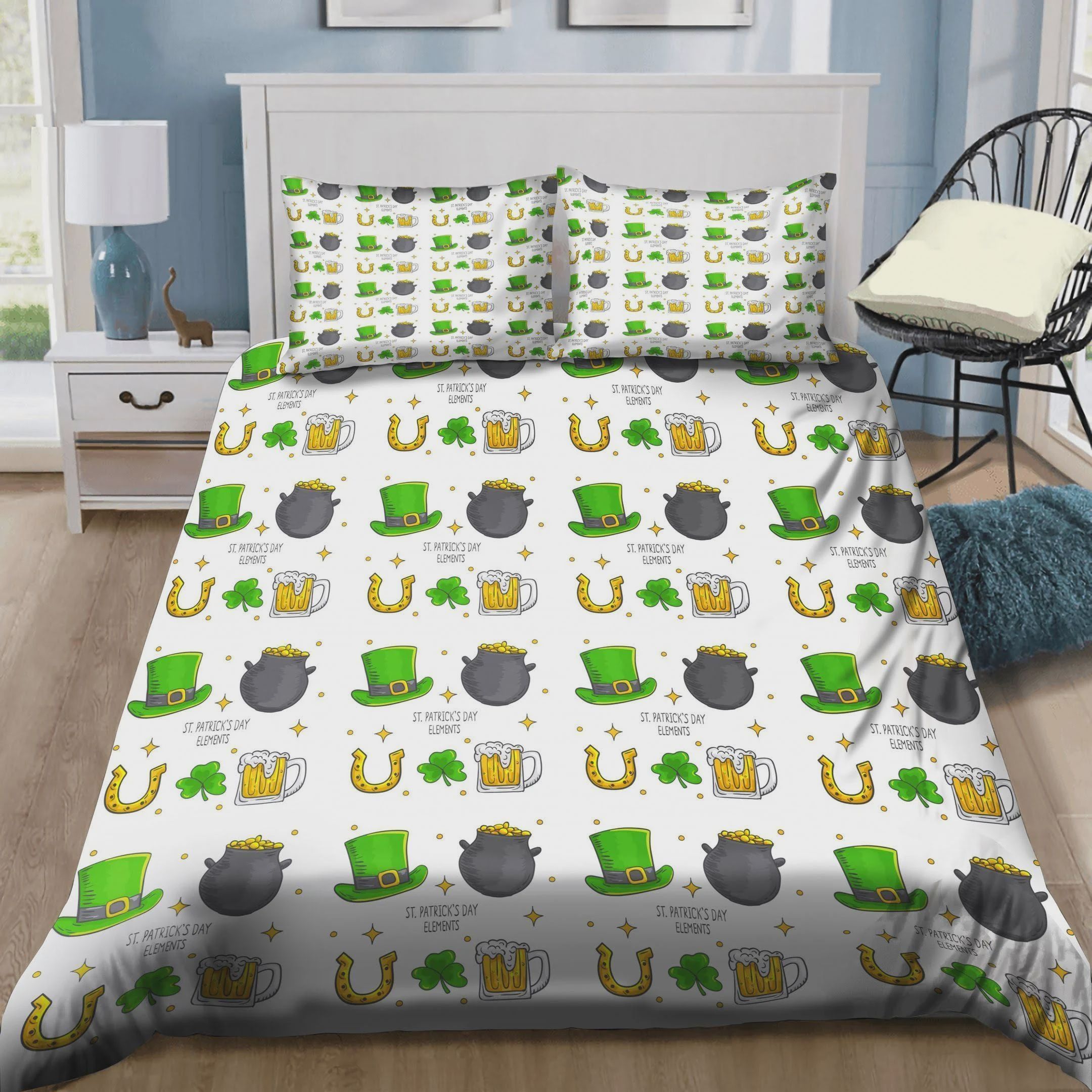 St Patrick’s Day Elements Collection Bedding Set