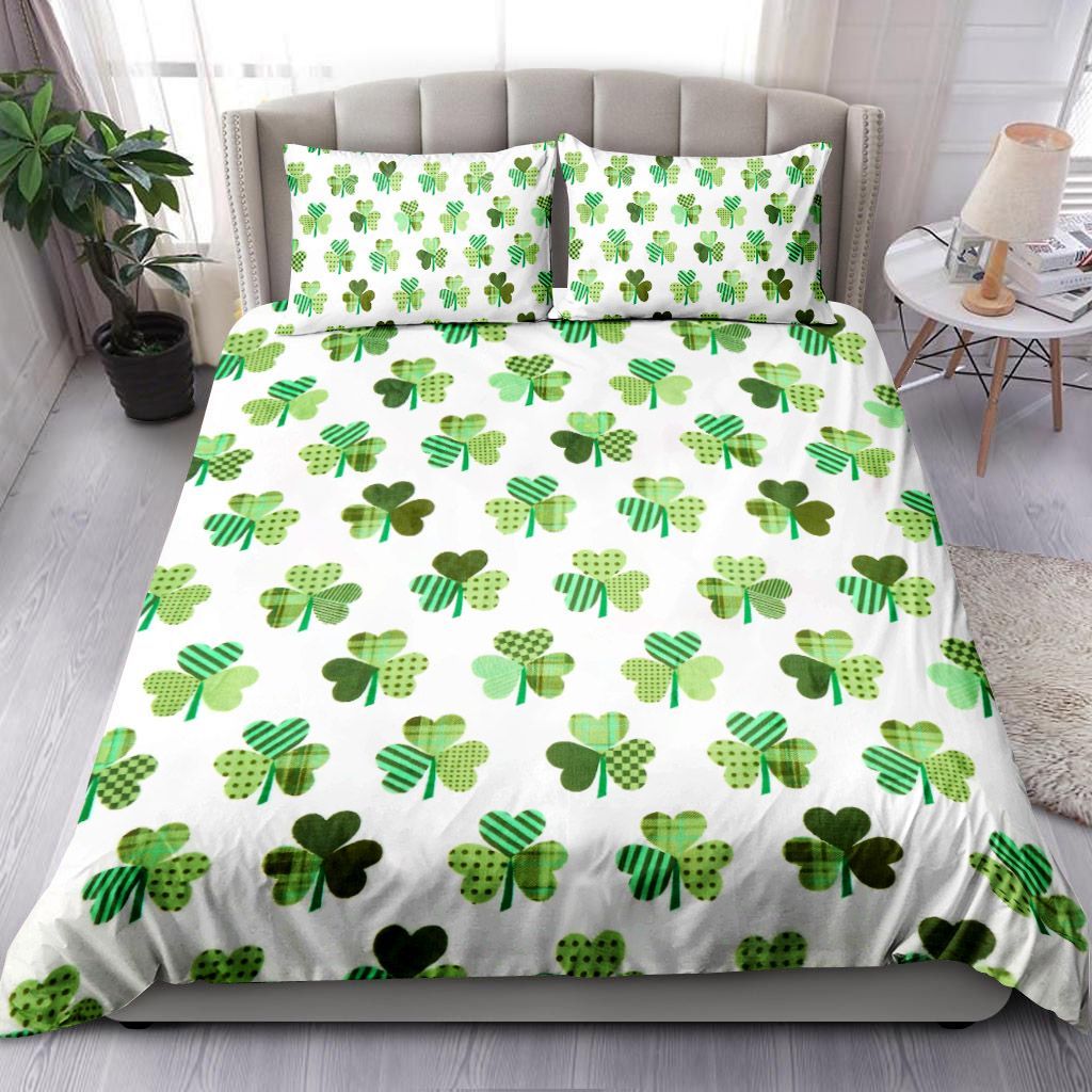 St Patricks Day Clover Bedding Set