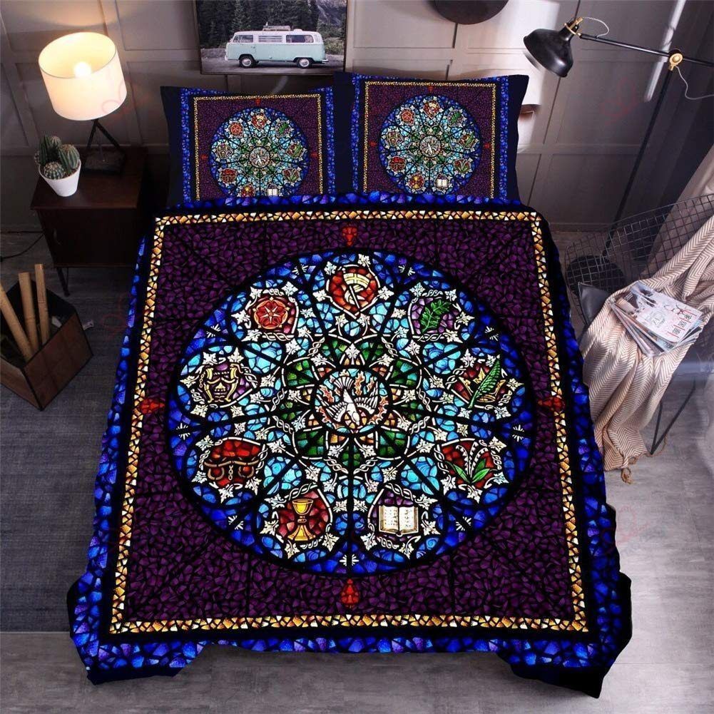 Stained Glass Bedding Set