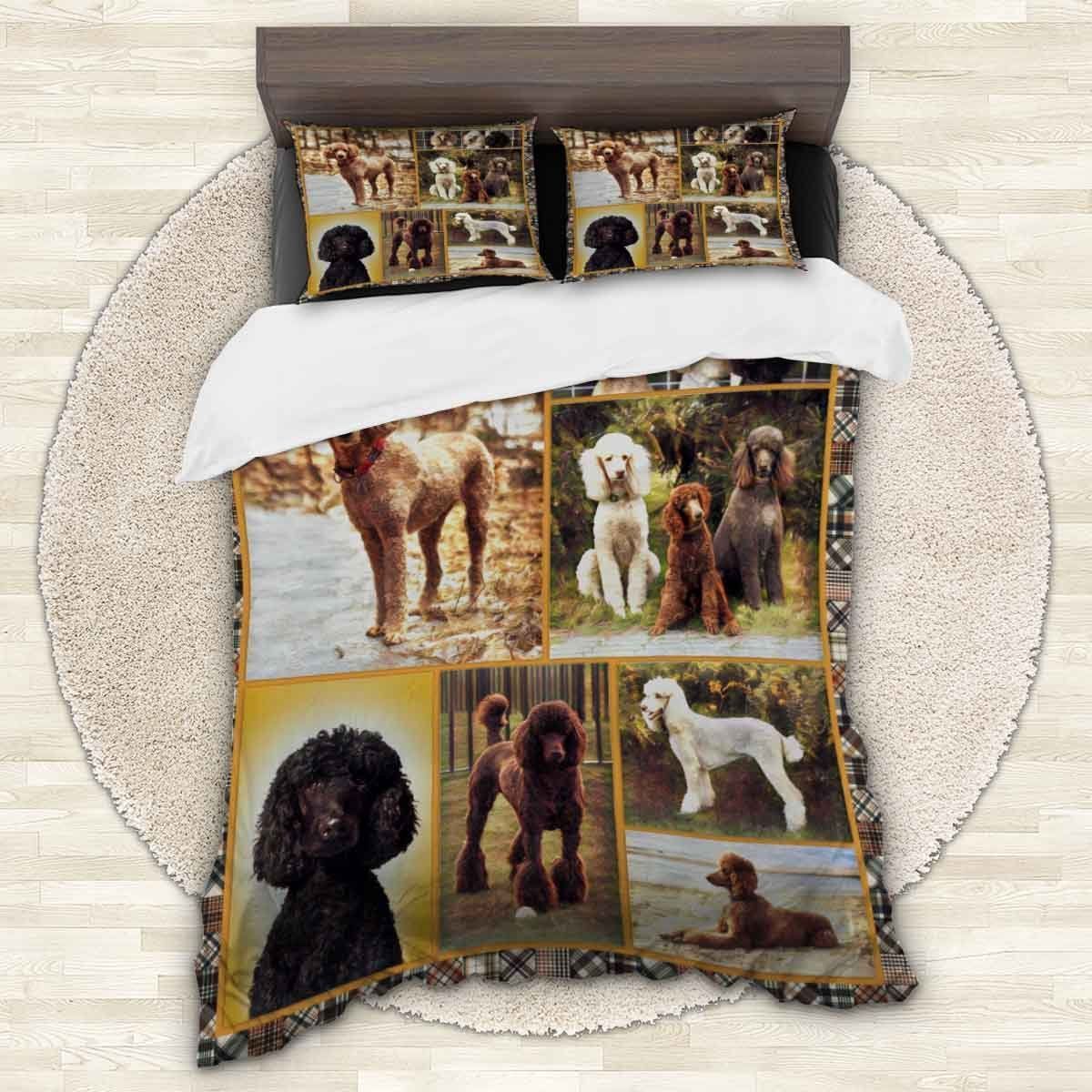 Standard Poodle Cute Bedding Set