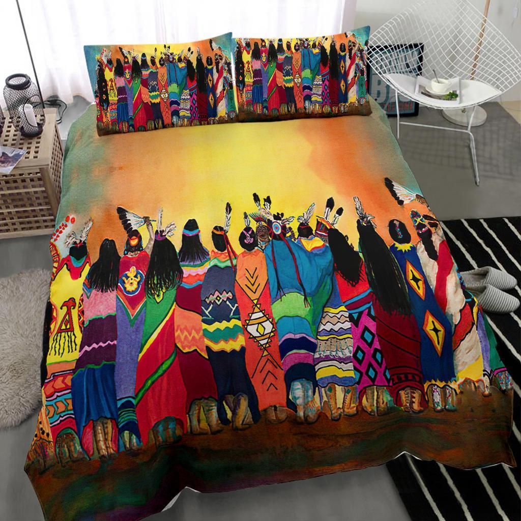 Standing Native American Bedding Set