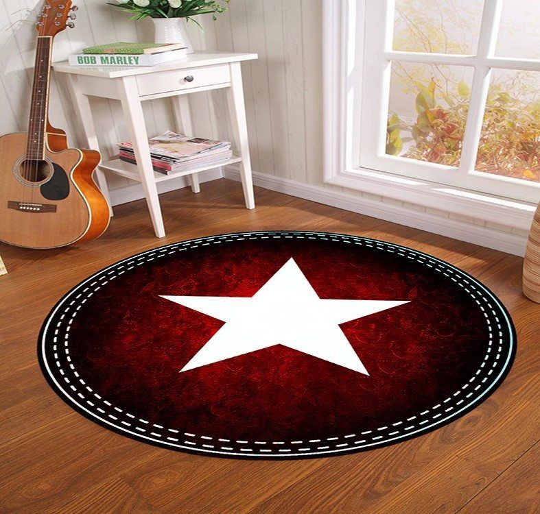 Star Round Carpet