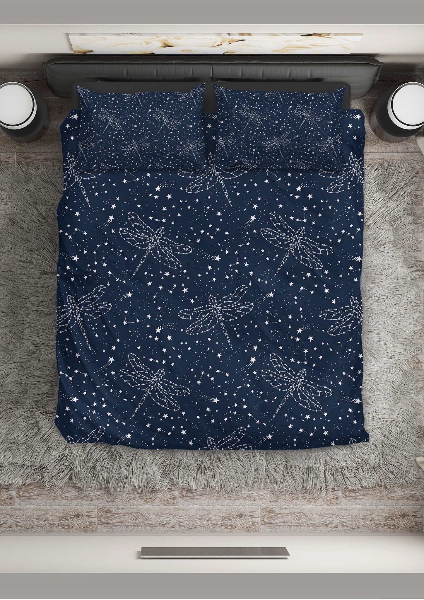 Star Dragonflies Bedding Set