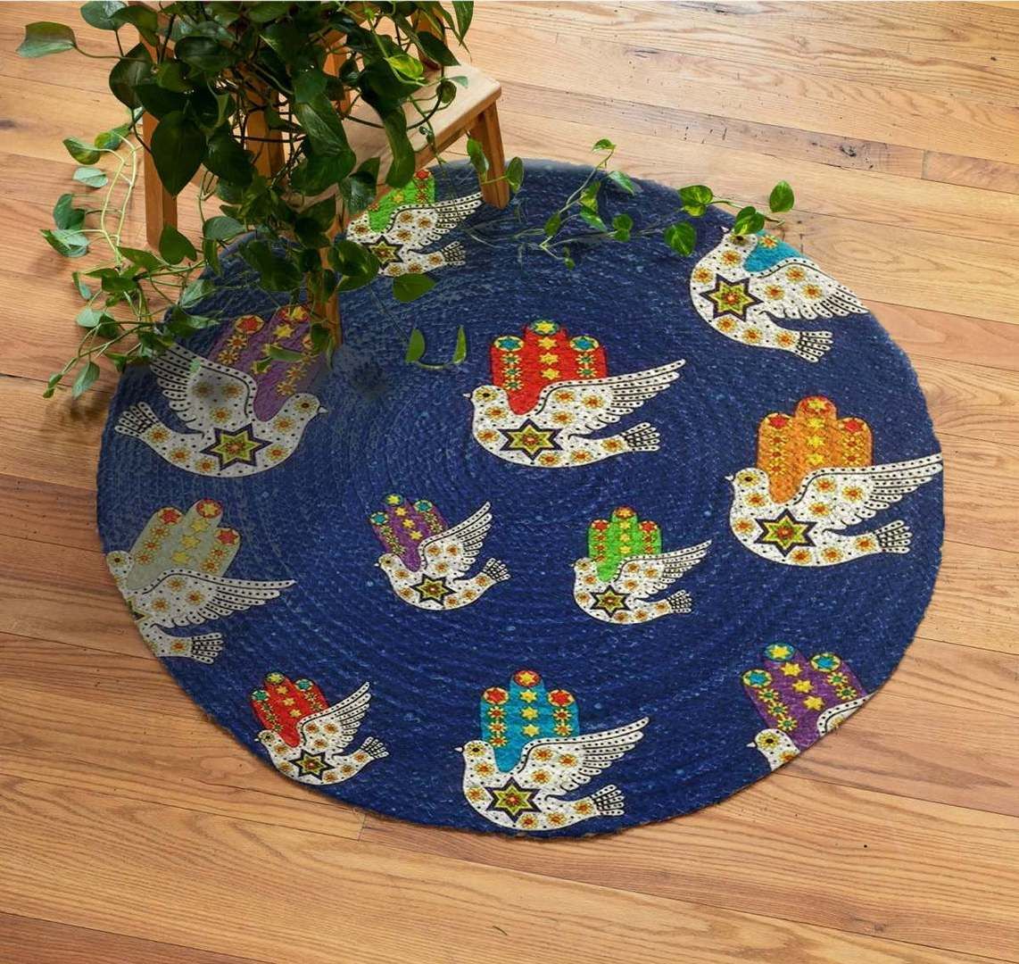 Star Of Round Carpet