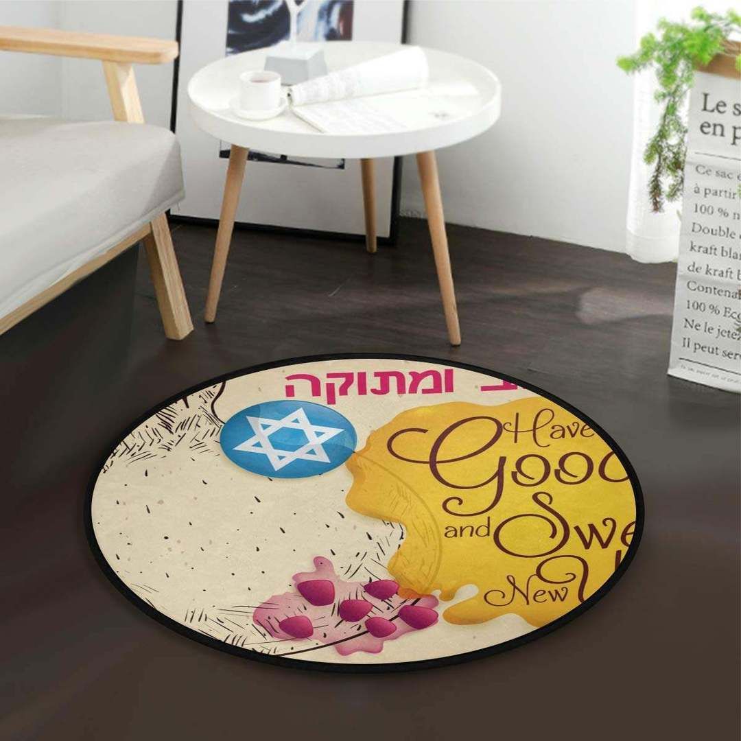 Star Of Round Carpet