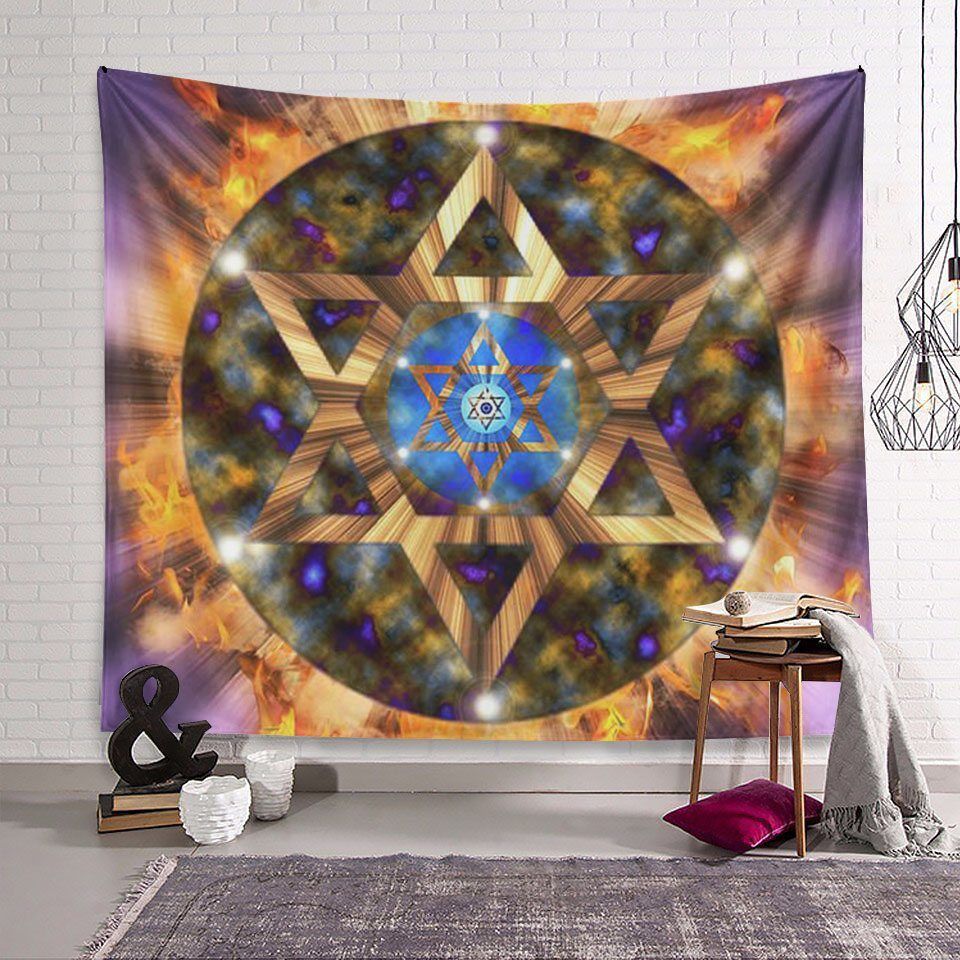 Star Of David HM050817M Tapestry
