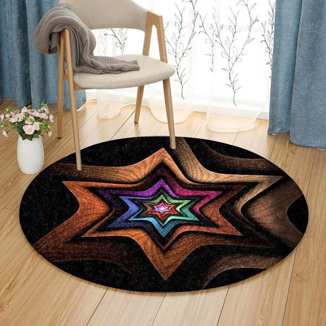 Star Of Round Carpet