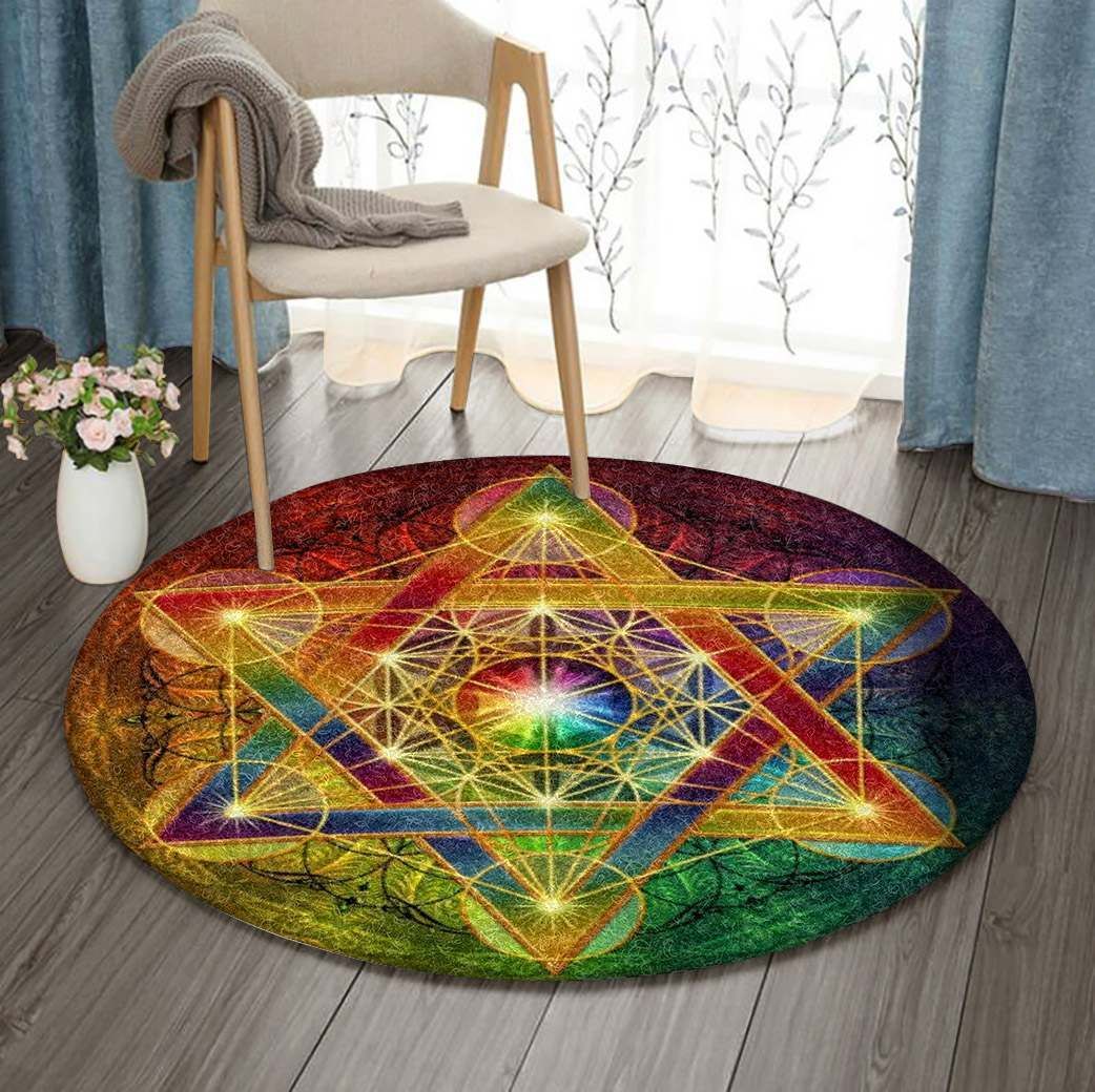 Star Of Round Carpet