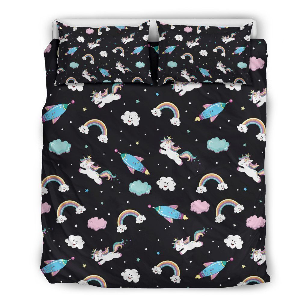 Star Space Unicorn Bedding Set