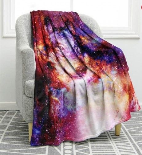 Star Wolf Sherpa Fleece Blanket