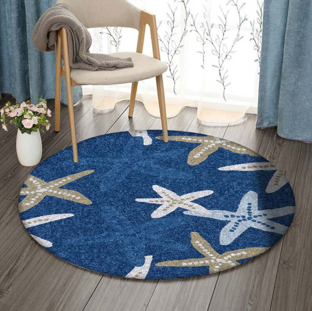 Starfish Round Carpet