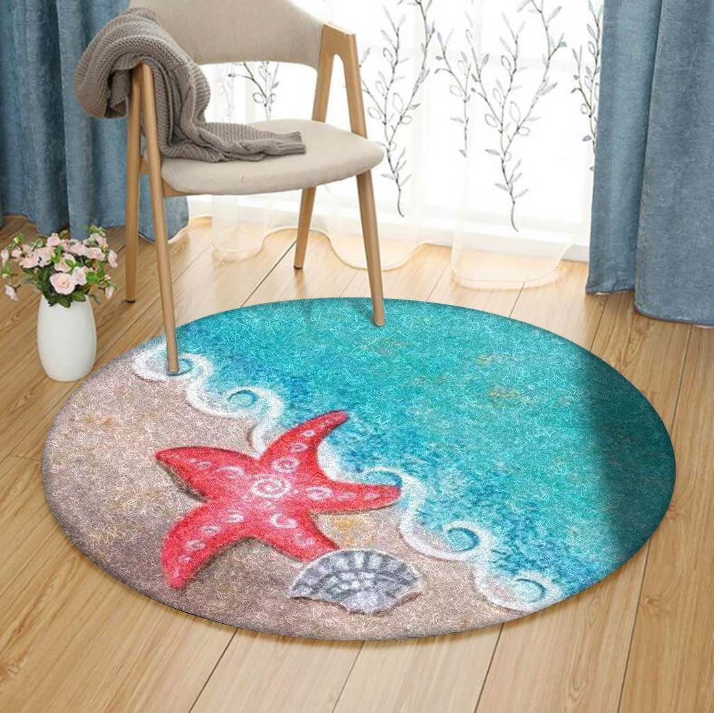 Starfish Round Carpet