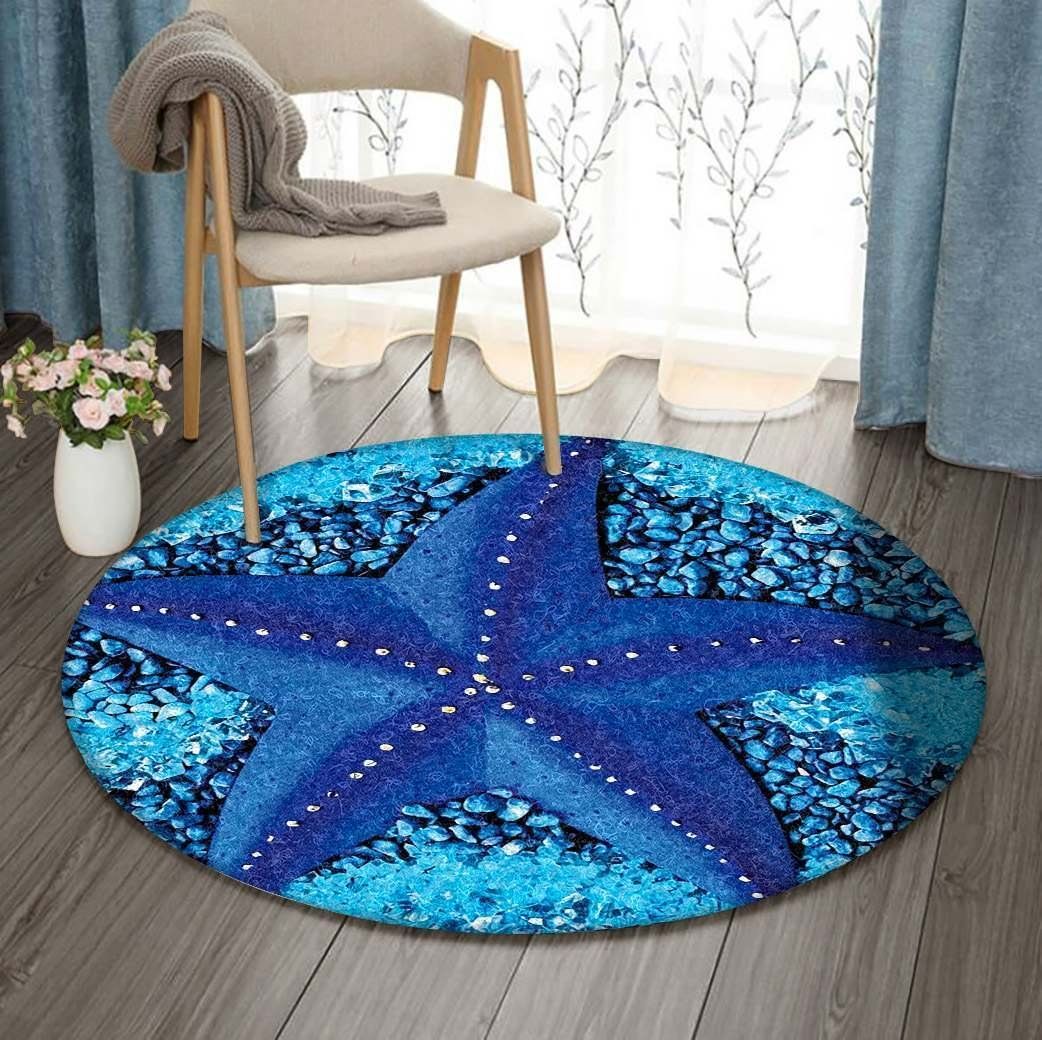 Starfish Round Carpet