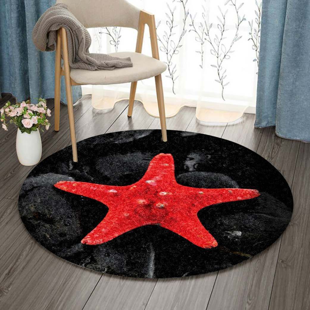 Starfish Round Carpet
