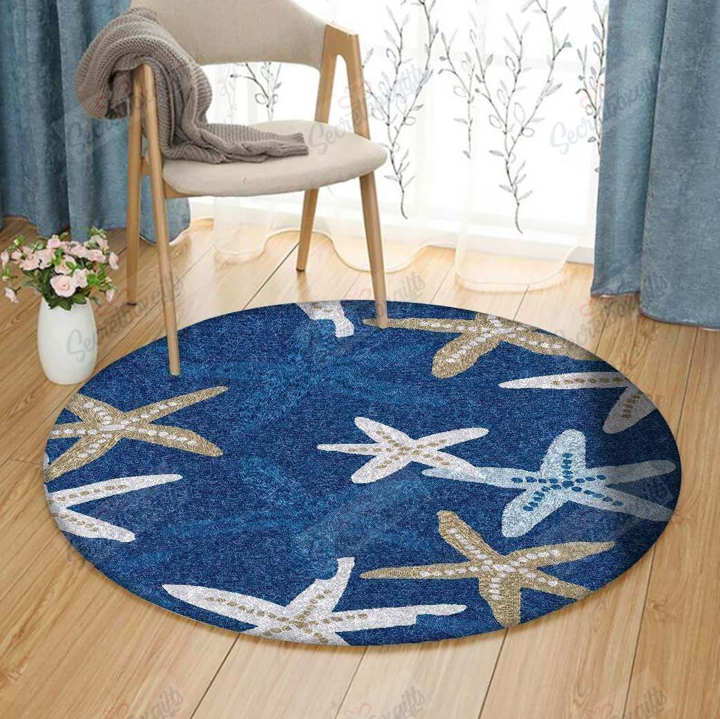Starfish Round Carpet