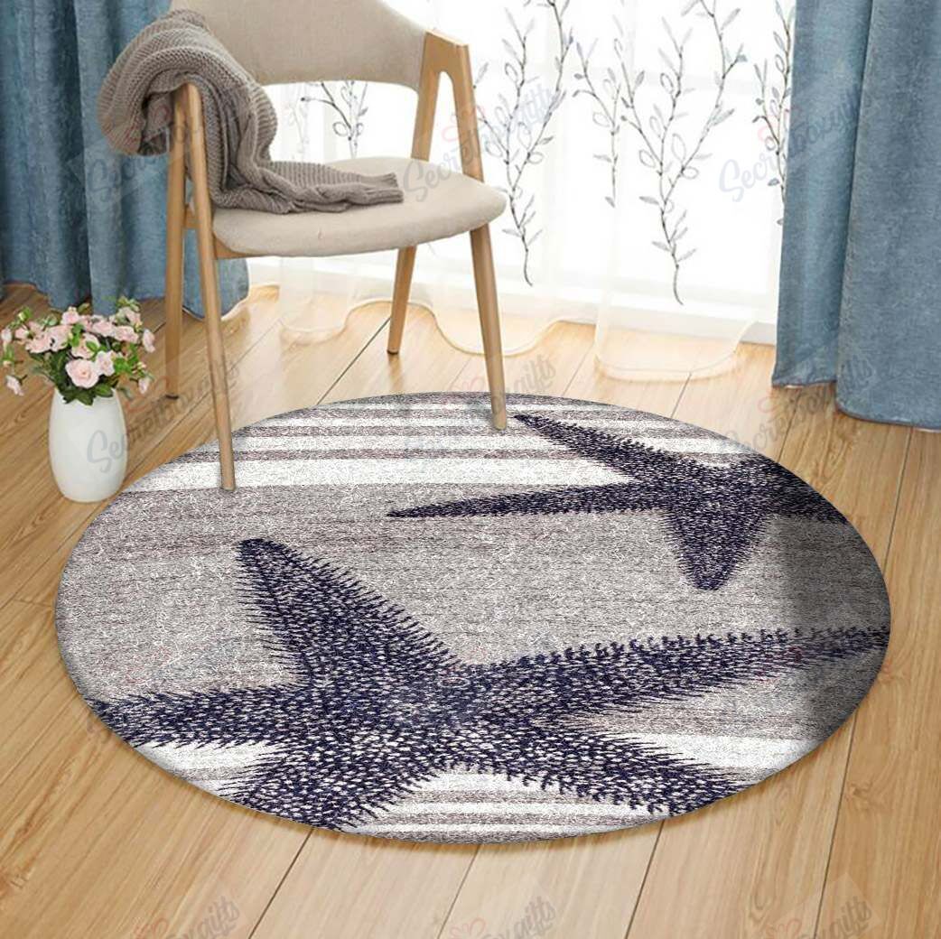 Starfish Round Carpet